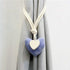 Heart Magnetic Curtain Tiebacks Room Curtains Buckle Holder Decor Clip For Home Decoration Accessories Magnet Tieback Clips Lovely Heart Shape Curtain Tiebacks Natural Cotton Linen Rope Window Curtain Buckle Kids Room Drapes Holder Decor