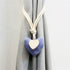 Heart Magnetic Curtain Tiebacks Room Curtains Buckle Holder Decor Clip For Home Decoration Accessories Magnet Tieback Clips Lovely Heart Shape Curtain Tiebacks Natural Cotton Linen Rope Window Curtain Buckle Kids Room Drapes Holder Decor