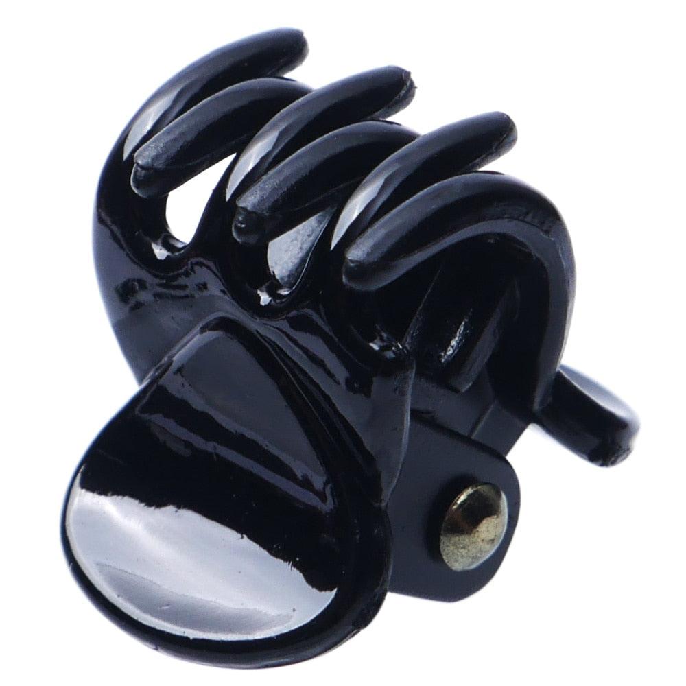 High Quality Newest 12 Pcs Black Plastic Mini Hairpin Claws Hair Clip Clamp for Ladies Hairgrip Barrettes Headwear Gorgeous Hair Accessories For Women