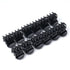 High Quality Newest 12 Pcs Black Plastic Mini Hairpin Claws Hair Clip Clamp for Ladies Hairgrip Barrettes Headwear Gorgeous Hair Accessories For Women