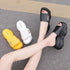 High Slippers Women Open Toe Sandals Summer Soft Slipper Indoor Outdoor Beach Shoes Comfort Platform Sandals Open Toe Leather Slippers Lightweight Flip Flops Shoes For Summer