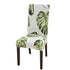 Housmife Printed Stretch Chair Cover Big Elastic Seat Chair Covers Slipcovers Restaurant Banquet Home Dining Party Decoration Stretch Spandex Removable Washable Anti-dust Seat Slipcover  Protector for Hotel Office Ceremony Banquet