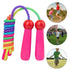 Jumping Wooden Handle Ergonomic School Adjustable Length Portable Training Skipping Rope Indoor Outdoor Wooden Handle Jumping Ropes Adjustable Skipping Rope For Boys And Girls Fitness Exercise Outdoor Activity 2.4m