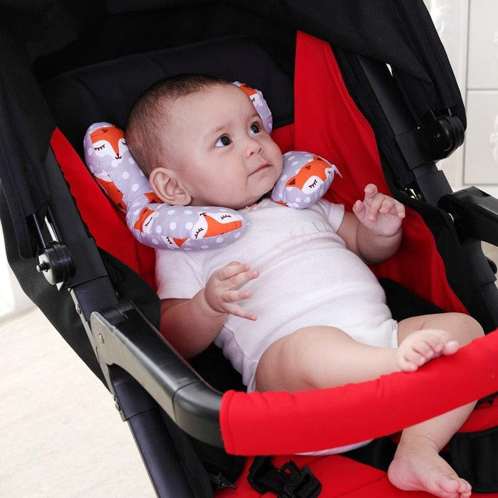 Kids Children Baby Pillow Soft Neck Support Infant Car Cushion U-Shape Cotton Infant Nursing Pillow Toddler Sleep Positioner  Air Mesh Organic Cotton Protection for Flat Head Baby Pillow for Newborn Breathable Adjustable Infants and Baby Neck Head Support