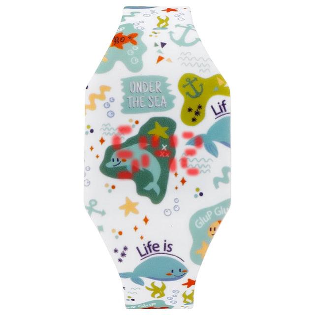 Kids Digital Watches Cute Mermaid Unicorn Dinosaur Dolphin Childern Christmas Electronic Cartoon Cute Outdoor Kids Lightweight Watches Comfortable Wrist Watch Gifts For Boys Girls