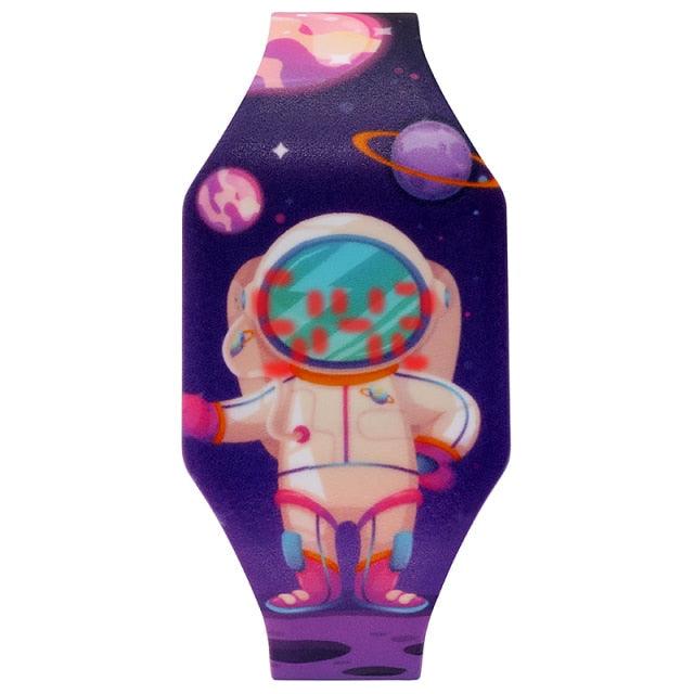 Kids Digital Watches Cute Mermaid Unicorn Dinosaur Dolphin Childern Christmas Electronic Cartoon Cute Outdoor Kids Lightweight Watches Comfortable Wrist Watch Gifts For Boys Girls