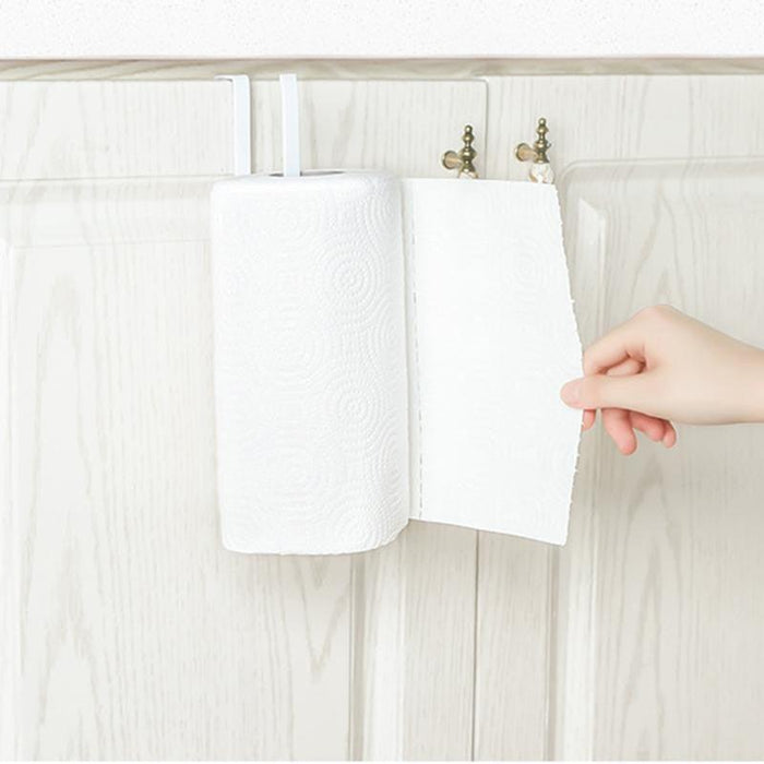 Kitchen Bathroom Toilet Paper Holder Tissue Storage Organizers Rack Roll Paper Holder Hanging Towel Holder Home Durable Roll Paper Towel Rack For Kitchen Bathroom Toilet Pantry Decor