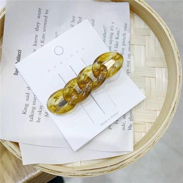 Korea Style Pearl Hair clip for Women Romantic Female Jewelry Chain Hairpin Accessories Hair Stick Barrettes  Hair Accessories for Party Wedding