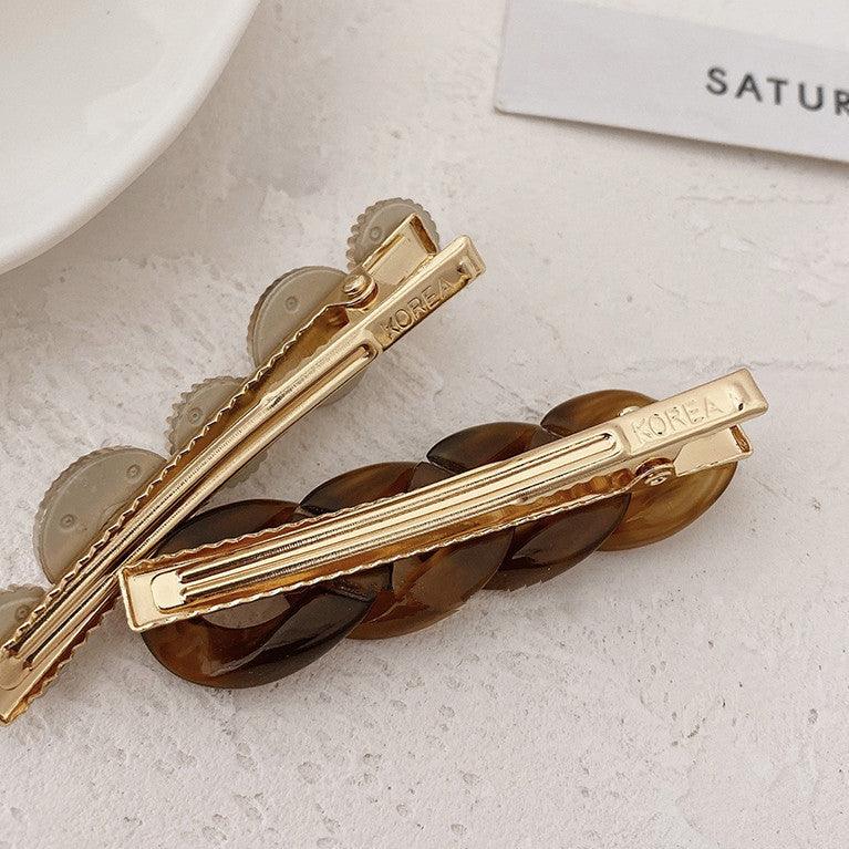Korea Style Pearl Hair clip for Women Romantic Female Jewelry Chain Hairpin Accessories Hair Stick Barrettes  Hair Accessories for Party Wedding
