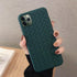 Leather Breathable Mesh Phone Case Suitable For iPhone 14 13 11 Pro Max 12 Mini Xs 6S 7 8 Plus X XR Silicone Soft Thin Protective Exquisite Textures Case For Iphone Comfortable Grip Elegant Case For Smartphone