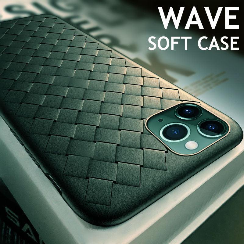 Leather Breathable Mesh Phone Case Suitable For iPhone 14 13 11 Pro Max 12 Mini Xs 6S 7 8 Plus X XR Silicone Soft Thin Protective Exquisite Textures Case For Iphone Comfortable Grip Elegant Case For Smartphone