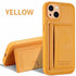 Leather Card Bracket Case for iPhone 14 Plus 13 12 11 Pro Max Bumper Bank Pocket Holder Shockproof Protective Camera Cover Leather Case for iPhone with Slim Wallet Card Holder - STEVVEX Gadgets - 1006, Beautiful Phone Case, Black Phone Case, Elegant Phone Case, Fashion Phone Case, Leather Phone Case, Man Phone Case, Modern Phone Case, Phone Case, Phone Case For Iphone, Popular Phone Case, Strong Phone Case, Stylish Phone Case, Wallet Phone Case, Women Phone Case - Stevvex.com