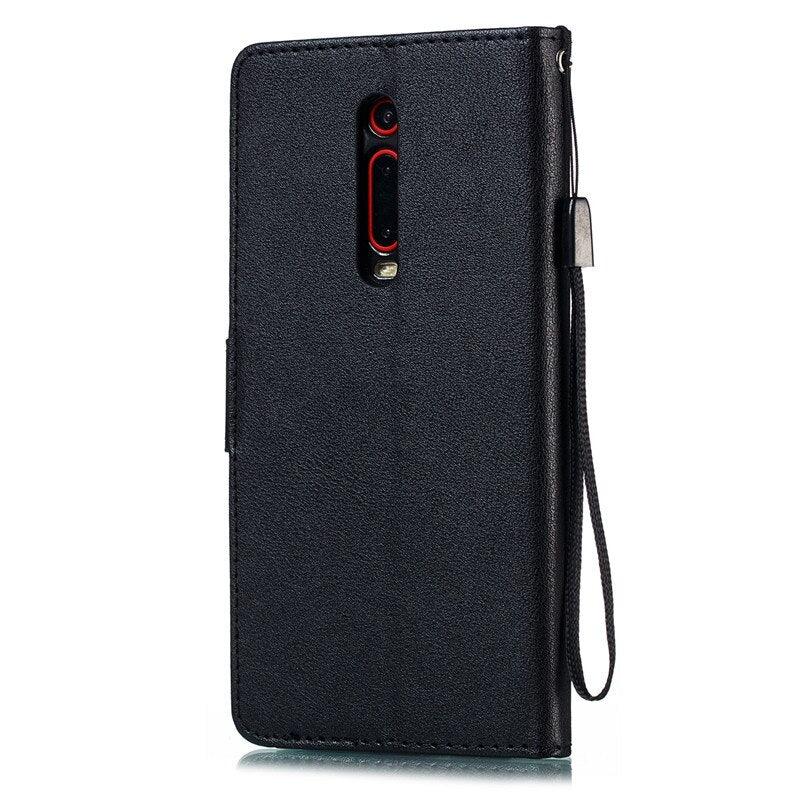 Leather Flip Case Built in Card Holder Magnetic Closure Protective Cover For Xiaomi Mi 9T Leather Case on For Xiaomi Mi 9T mi9t pro Redmi K 20 K20 Pro Case Cover Classic Flip Wallet Phone Cases