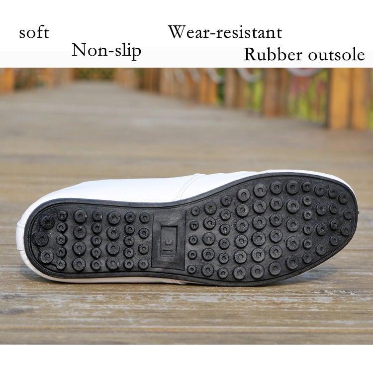 Leather Non Slip Mens Driving Shoes Spring And Autumn Breathable Men's Business Classic Sports Flat Low Sneaker Lace-up Fashion Walking Sneakers