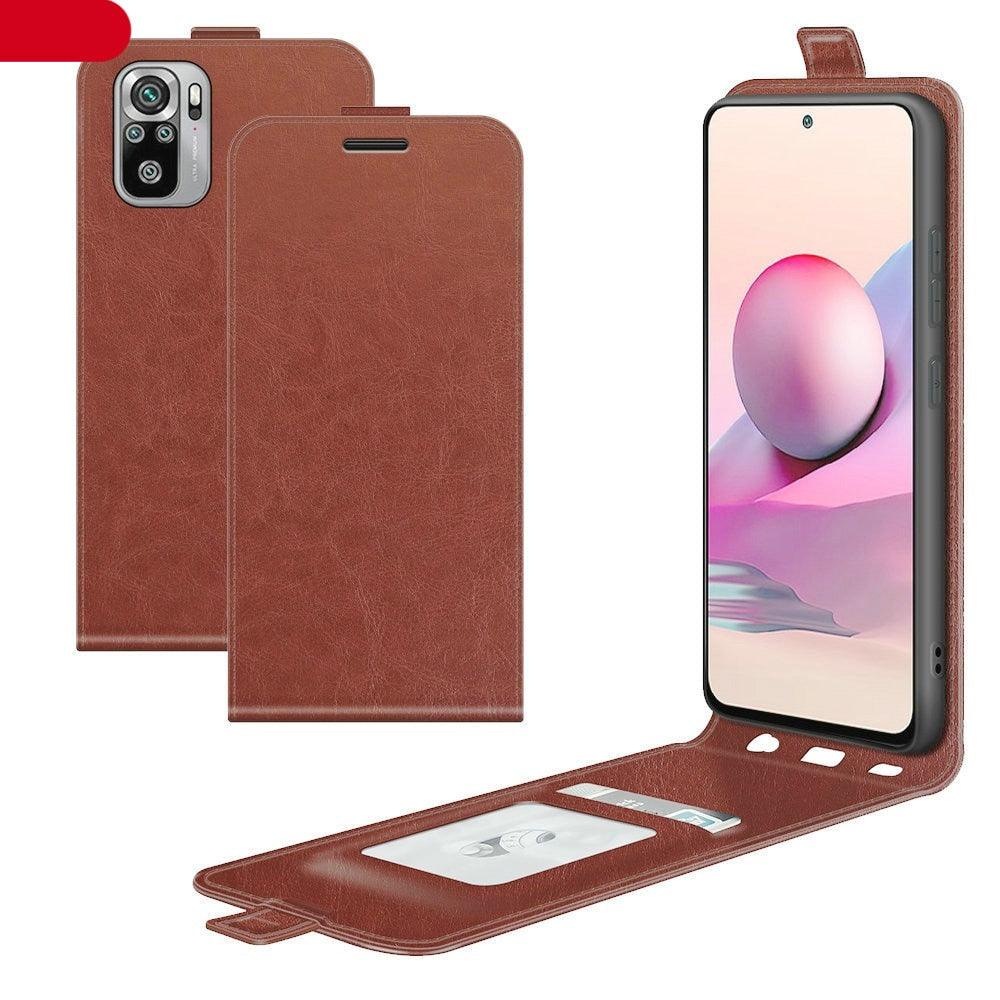 Leather Vertical Flip Folio Case Cover with Card Slots For Xiaomi Redmi Note 11 10 Pro Max 11E 11T Flip Vertical Leather Case Book Card Holder Redmi Note 10S 9 Pro 8 8T 7 7S 6 5 Cover