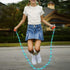 LED Luminous Kids Skipping Ropes Kids Night Exercise Fitness Training Sports Supplies Colorful Glowing Skipping Rope Handles Fast Speed Rope LED Light Up Without Tangles For Basic Jumping Training Women Kids