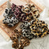 Leopard Velvet Scrunchies Hair Accessories For Women Girl Elastic Hair Ring Hair tie Ponytail Holder Rubber Hair Band Ponytail Holder Accessories for Women And Girls