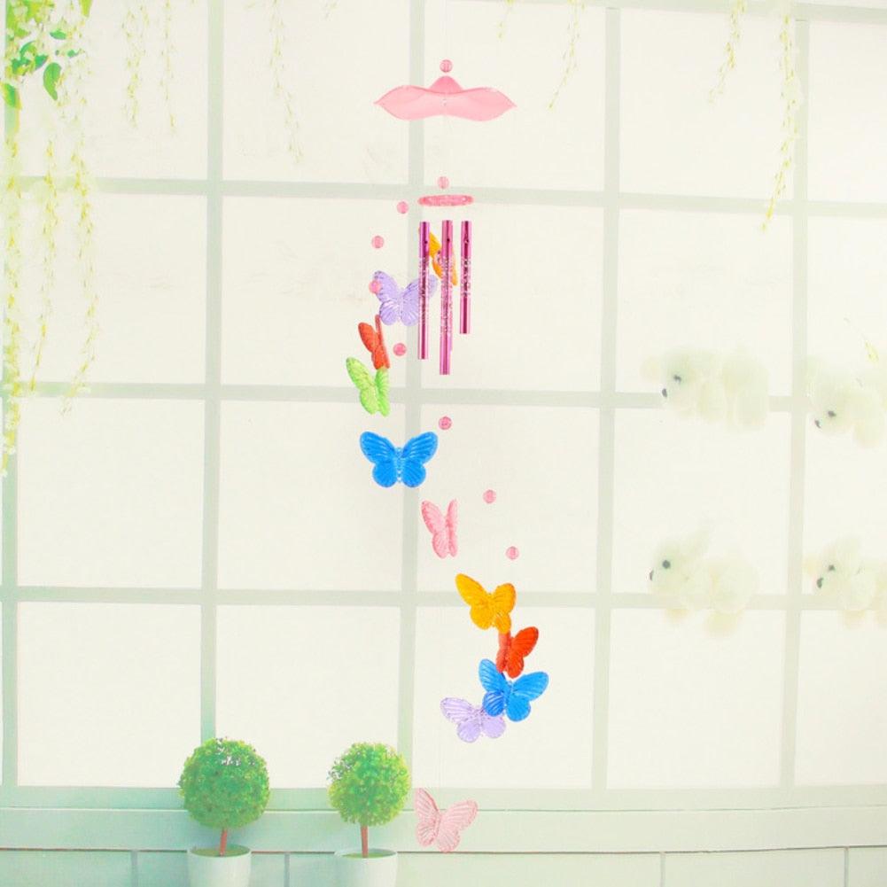 Lucky Butterfly Hanging Wind Chime Bell Garden Decoration Ornament Gift Home Decoration Fashion  High-end Gift Butterfly Gift Grandmother Gift Mother Gift Birthday Gift Festival Gift Witness Friendship Outdoor Wind Chime Garden Decor
