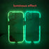 Luminous Art Abstract Phone Case For iPhone 13 12 11 Pro Max Transparent Silicone Shockproof Bumper Cover  Floral Girly Transparent Phone Case Glow In Dark iphone case