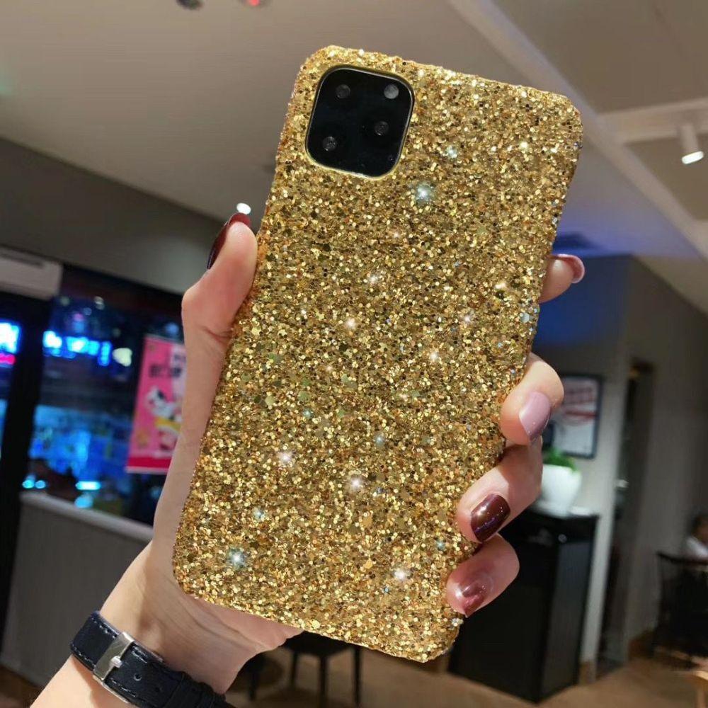 Luxurious Glitter Case For iPhone 11 Pro XS Max Case Cover For iPhone 6 7 8 Plus 11Pro Max 13 Pro Max Ultra Thin Sparkle Diamond Full Body Protective Edges Precise Fit Dustproof Anti Fingerprint Scratch-Resistant Phone Cover