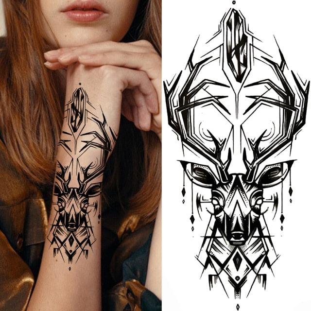 Luxury Black Forest Tiger Wolf Tattoo Sticker Temporary Tattoo Animals Colorful Big Tattoo Stickers For Mens Womens - STEVVEX Beauty - 103, 3D Tattoo, Animal Tattoo, Arm Tattoo, Back Tattoo, Beauty, Big Tattoo, Black Tattoos, Body Tattoo, Colorful Tattoo, Fashion Tattoo, Flower Tattoo, Large Tattoo, Leg Tattoo, Lion Tattoo, Luxury Tattoo, Men Tattoo, Mens Tattoo, Party Tattoo, Realistic Tattoo, Stylish Tattoo, Tattoo, Tiger Tattoo, Waterproof Tattoo, Wolf Tattoo, Women Tattoo, Womens Tattoo - Stevvex.com
