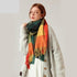 Luxury Fashion Autumn Winter Soft Warm Scarf Plaid Colorful Hijabs Cashmere Scarves Warm Soft Bandana Women's Lightweight Scarves Elegant Echarpe Escharpe Soft Wool Elegant Tassel For Women - ALLURELATION - 550, accessories, Bandana, beanie, bonnet, caps, chiffon hijabs, corchet, crochet, gifts, hainbands, hair accessories, head caps, headbands, headdress, headtie, scarf, scarves, warm headbands, warm hijabs, winter headwear, winter hijabs, winter scarfs, winter warm headband - Stevvex.com