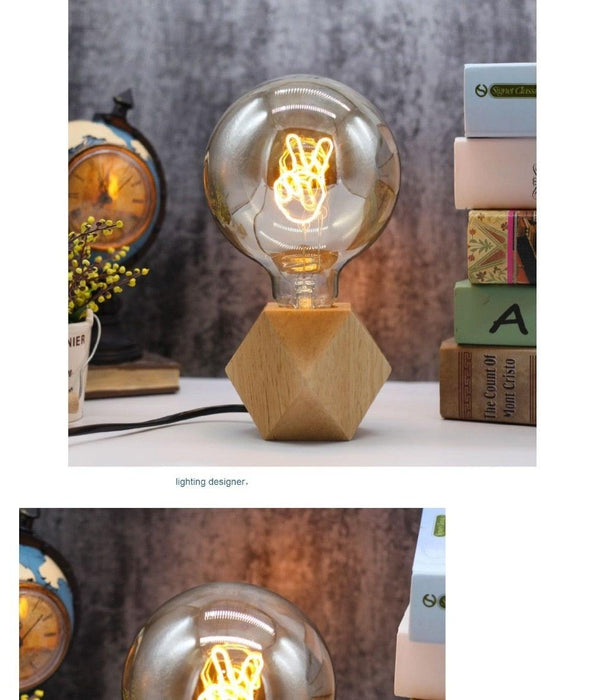 Luxury New LED Edison Bulb Retro Lamp Warm White Creative Letters Vintage Lamp Light Bulb Dimmable Antique Filament Round Decorative Light Bulbs Letters Design