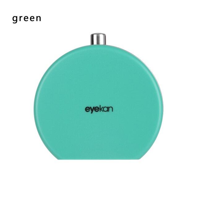 Luxury Portable Contact Lens Case New Design Perfume Bottles Shaped Lenses Storage Soaking Box Container Mirror Cover Holder Portable Cute Eye Contact Lense Remover Tool With Mirror For Teen Girls Women Travel Carry