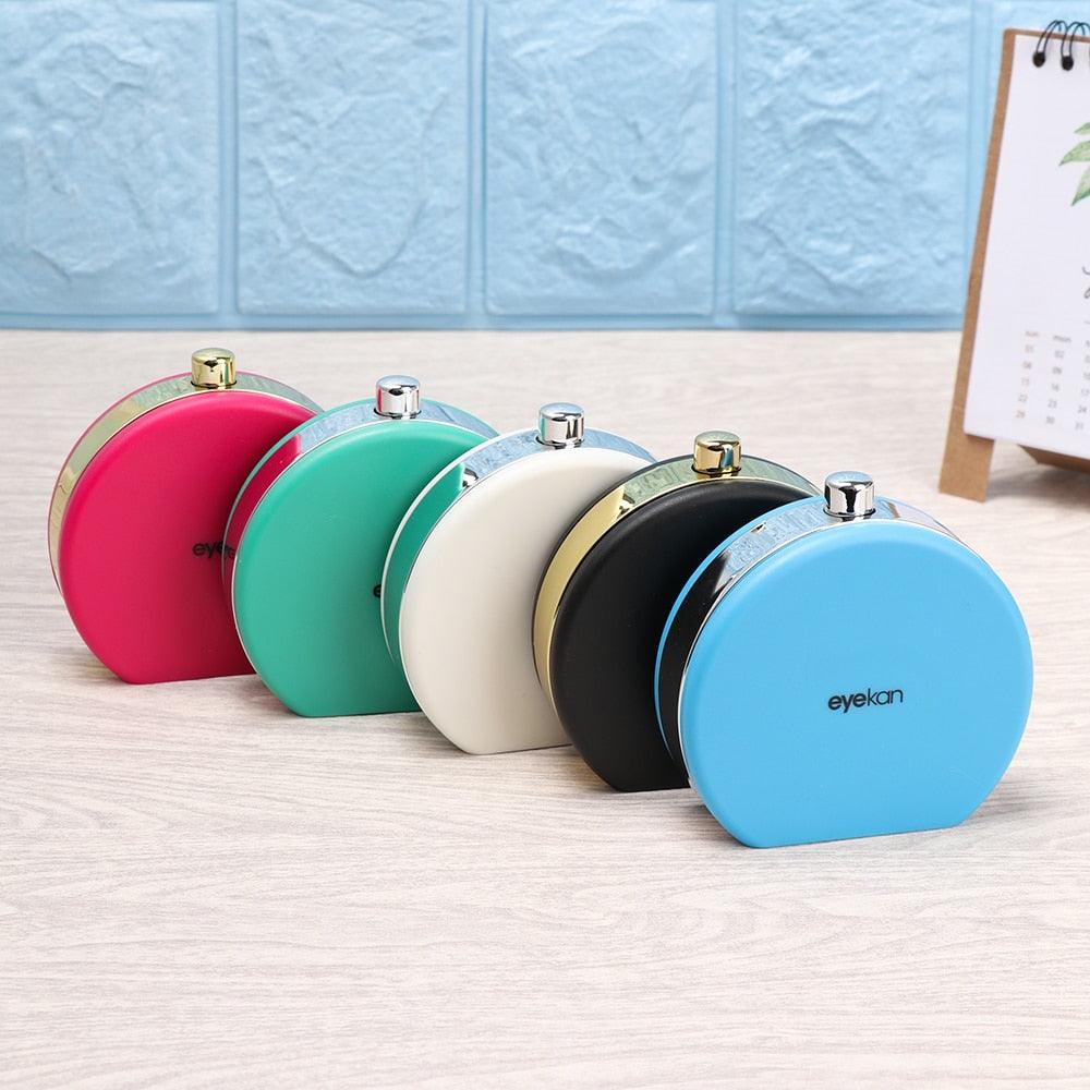 Luxury Portable Contact Lens Case New Design Perfume Bottles Shaped Lenses Storage Soaking Box Container Mirror Cover Holder Portable Cute Eye Contact Lense Remover Tool With Mirror For Teen Girls Women Travel Carry