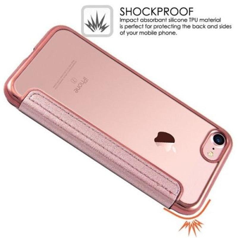 Luxury Slim Leather Wallet Flip Case For iPhone 14 Pro 13 12 Card Holder Cover Shock-Absorption Anti-Scratch Bumper Back Cover for New iPhone