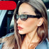 Luxury Style  Eyewear For Women/Men Designer Small Frame Cat Eye Glasses Women Cat Eye Sunglasses Vintage Square Shade Women Eyewear