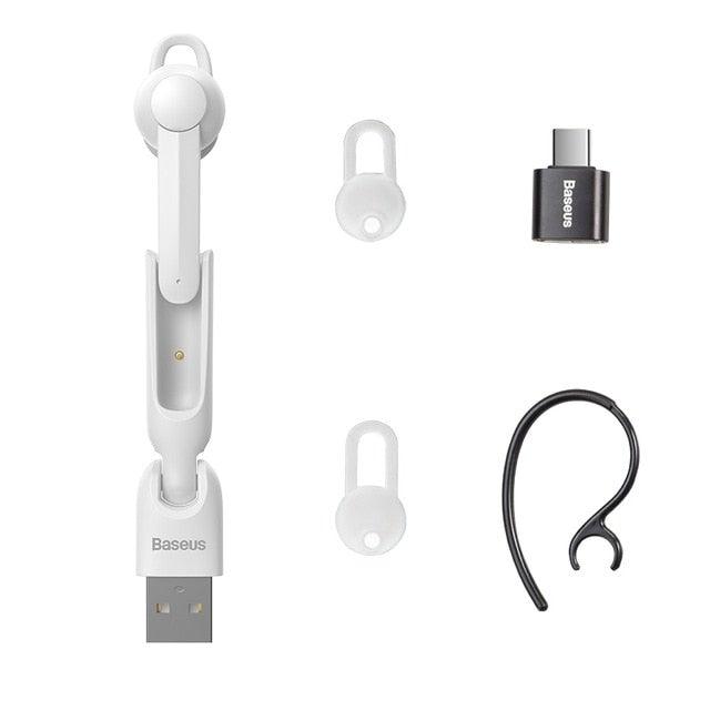 Magnetic Charging Wireless Bluetooth Earphone Bluetooth Headset Single Handsfree with Microphone Business Ear Updated Design with Industry Leading Sound & Improved Comfort, Long Wireless Range,