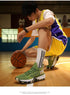 Men Breathable Basketball Shoes Shockproof High Top Sneakers Cushioning Sport Shoes Outdoor Training Ankle Boots Lightning Professional Anti Slip Sports Shoes For Running Walking Sport