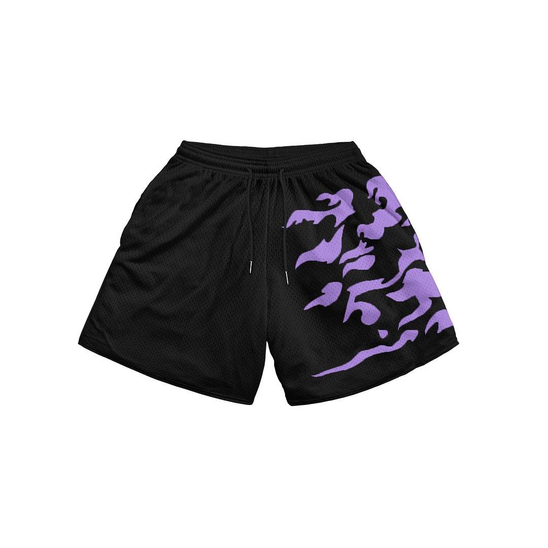 Men's Beach Short Trunks Summer Casual Shorts Gym Sport Quick Dry Mesh Shorts Running Basketball Shorts For Male Mesh Breathable Pants with Elastic Waist Drawstring and Pockets
