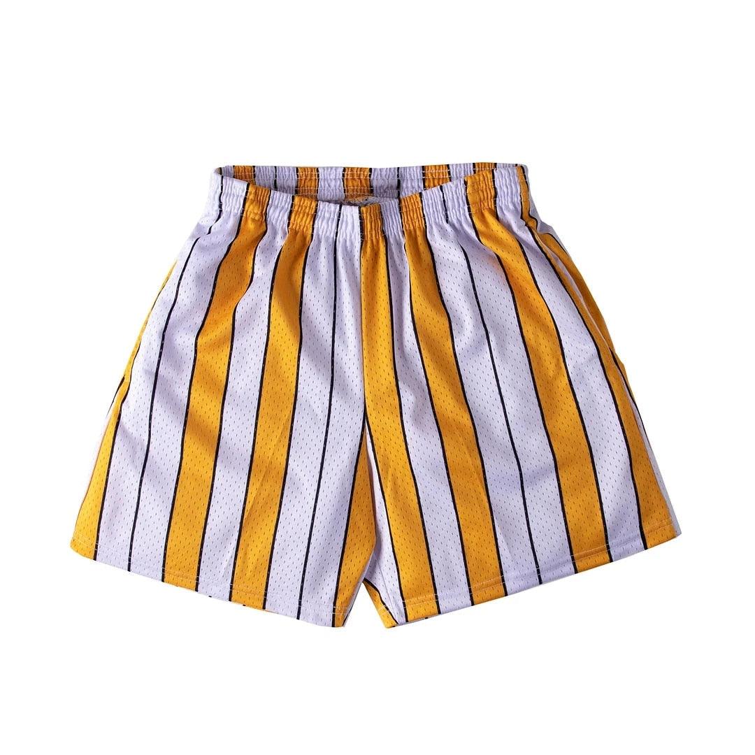 Men's Beach Short Trunks Summer Casual Shorts Gym Sport Quick Dry Mesh Shorts Running Basketball Shorts For Male Mesh Breathable Pants with Elastic Waist Drawstring and Pockets