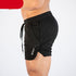 Men's Gym Training Shorts Men Sports Casual Clothing Fitness Workout Running Grid quick-drying compression Shorts Athletics Quick Dry Active Running Bodybuilding Shorts with Pockets