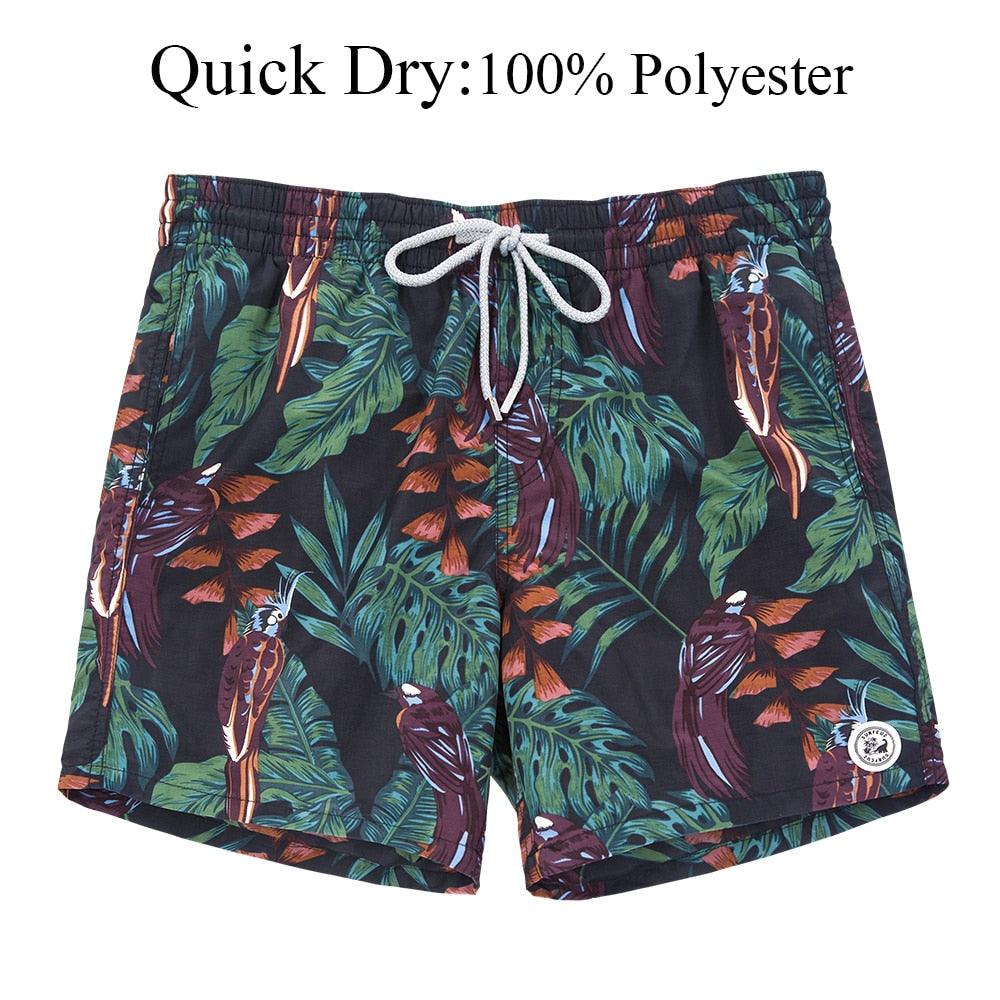 Men's Swim Shorts Quick Dry Beach Board Shorts with Mesh Lining New Summer Swimwear Surfing Swim Trunks for Men Men's Shorts Athletic Shorts Men's Spring and Summer Street Leisure Sports Drawstring Men's Short