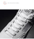 Men White Casual Leather Fashion Sneakers Breathable Sports Running Shoes Leather Running Sport Air Cushion Outdoor Training Sneakers High Quality Design