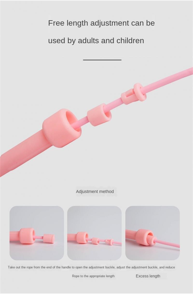 Mens And Womens Fitness Rope Skipping Childrens School Color Skipping Rapid Jump Rope Adjustable PVC Jump Rope For Cardio Fitness Versatile Jump Rope For Both Kids And Adults Women Men