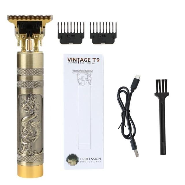 Mens Cordless Trimmer Electric Pro T-Blade Beard Trimmers Hair Clippers Professional Trimmer Beard Electric USB Razor