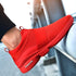 Mens Red Sneakers Flats Sport Footwear Couple Sneakers New Fashion Lovers Casual Lightweight Jogging Breathable Tennis Sport Shoes For Workout OutdoorWalking