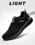 Mens Sport Running Sneakers Fashion Men Casual Shoes Breathable Shoes Walking Sneakers Men's Tennis Black Sneakers Trainers Mesh Flat Breathable Summer Walking Beach Mesh Design