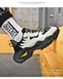 Mens Strong Casual Fashion Chunky Sneakers Height Increasing Spring Thick Sole Footwear Fashion High Quality Sneakers Slip on Walking Shoes High Top Casual Shoes For Men