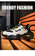Mens Strong Casual Fashion Chunky Sneakers Height Increasing Spring Thick Sole Footwear Fashion High Quality Sneakers Slip on Walking Shoes High Top Casual Shoes For Men