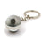 Metal Double Sided Glass Ball Pendant Hedgehog In The Fog Cartoon Keychain Pendant Metal Keyring Lucky Jewelry Gift Keychain Key Chain Key Ring Holder for Men Women Creative Gift Glass Ball Key Chain Pendant Glow in The Dark