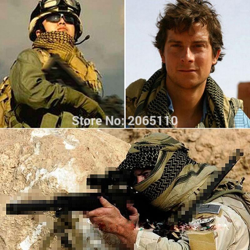 Military Arab Keffiyeh Shemagh Scarf Cotton Winter Shawl Neck Warmer Cover Head Wrap Windproof Tactical Camping Scarf Men Women Shemagh Keffiyeh Men Arab Kufiyah Keffiyeh Arabic Muslim Head Wrap Men Scarf Shawl