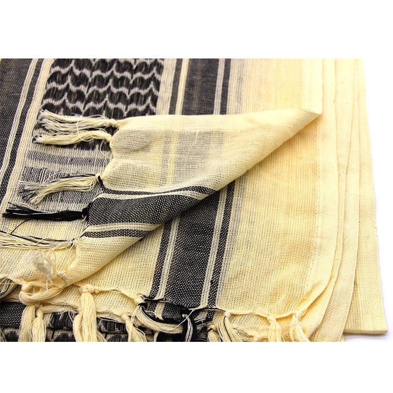 Military Arab Keffiyeh Shemagh Scarf Cotton Winter Shawl Neck Warmer Cover Head Wrap Windproof Tactical Camping Scarf Men Women Shemagh Keffiyeh Men Arab Kufiyah Keffiyeh Arabic Muslim Head Wrap Men Scarf Shawl