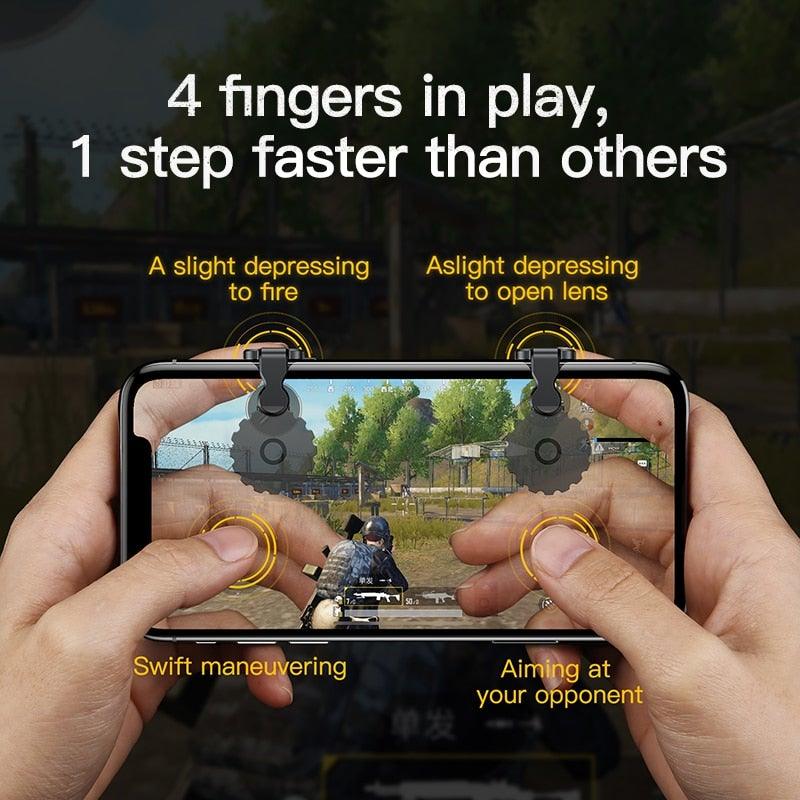 Mobile Gamepad Joystick For Joypad Trigger Fire Aim  Button Lightweight Controller For Phone Portable Game Pad Phone Gaming Accesorios