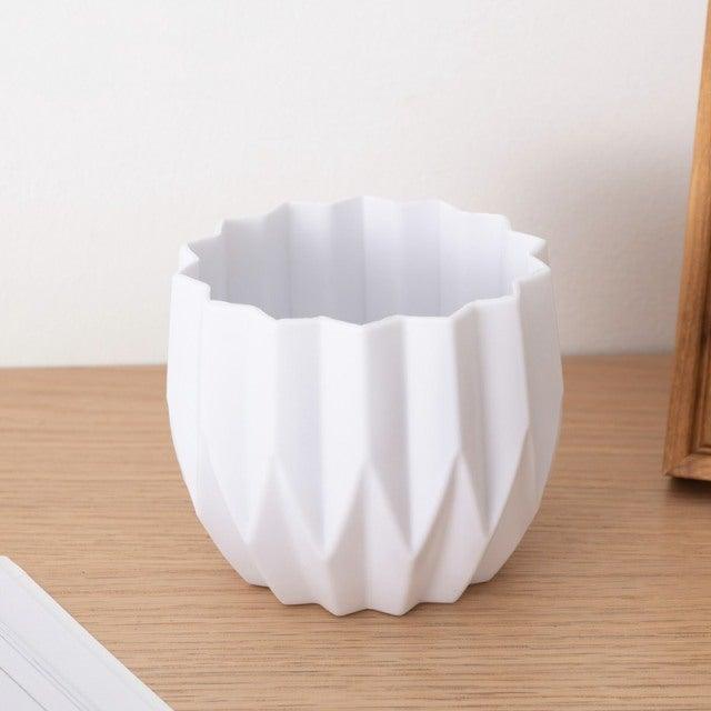 Modern Artifical Floral Plastic Vase Imitation Ceramic Flower Pot For Home Decor Living Room Centerpieces And Events Ornamnet