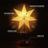 Modern Retro Led Table Lamp Desk Light Paper Star Wood Lamp Nordic Design Minimalist Bedside Living Room Bedroom Decor  Cute Study Lamps for Bedroom Décor